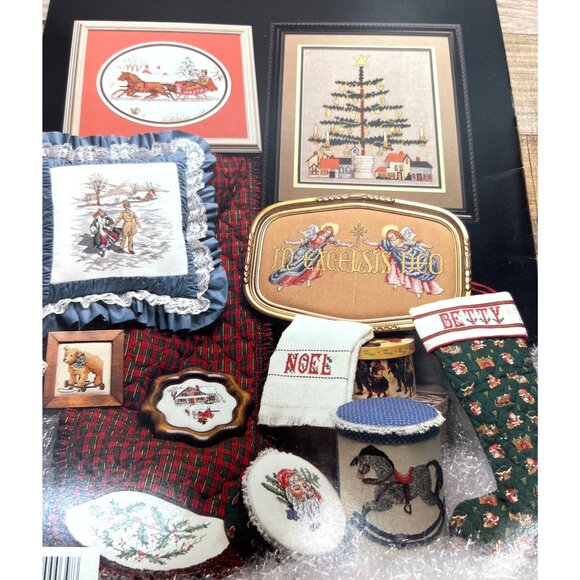 Cross My Heart An Old-Fashioned Christmas Counted Cross Stitch Pattern Book - Picture 3 of 3